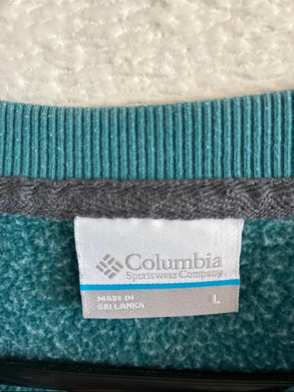 Columbia Teal Green Crewneck Sweatshirt